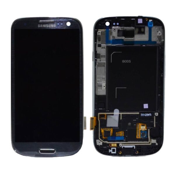 Γνήσια Οθόνη & Μηχανισμός Αφής Samsung i9305 Galaxy S3 ( S III ) LTE Γκρί GH97-14106A