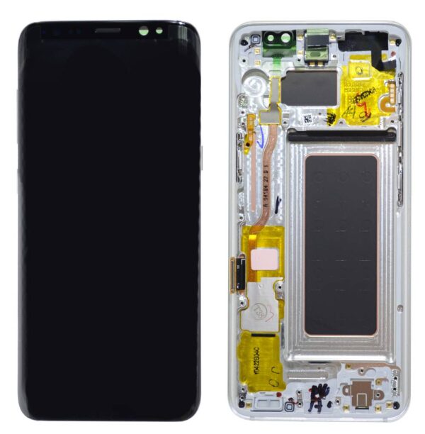 Γνήσια Οθόνη & Μηχανισμός Αφής Samsung SM-G950F Galaxy S8 Ασημί GH97-20457B
