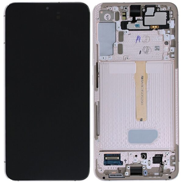 Γνήσια Οθόνη & Μηχανισμός Αφής Samsung SM-S906B Galaxy S22+ 5G Ροζ GH82-27500D
