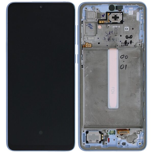 Γνήσια Οθόνη & Μηχανισμός Αφής Samsung SM-A336B Galaxy A33 5G Μπλε GH82-28143C